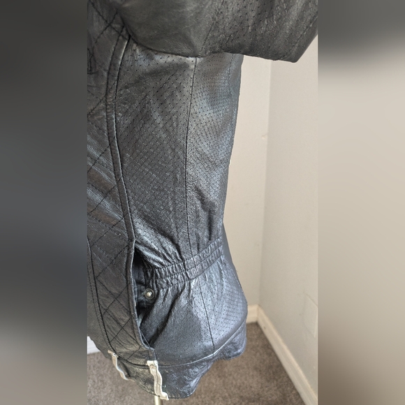 Vintage Ed Hardy Leather Skull Live To Ride Motorcycle Jacket - Picture 9 of 16